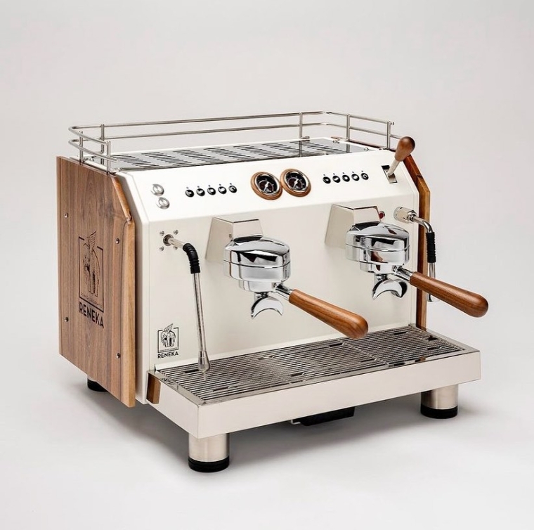 Habillage bois machine à café